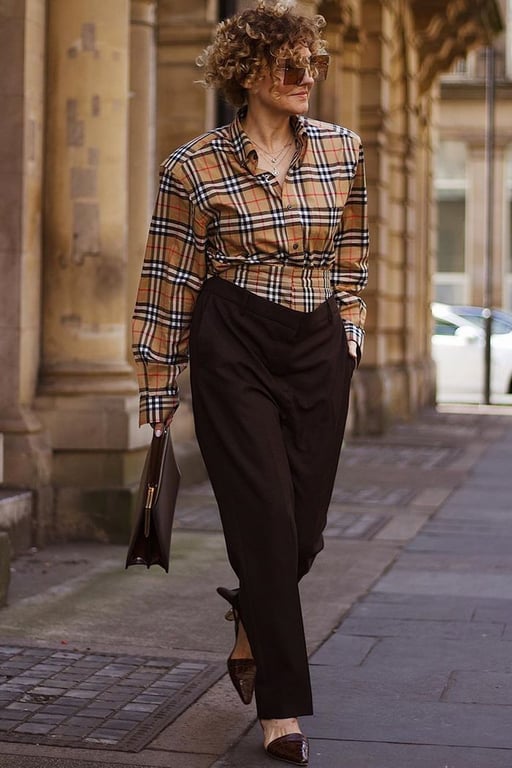 Burberry outfit