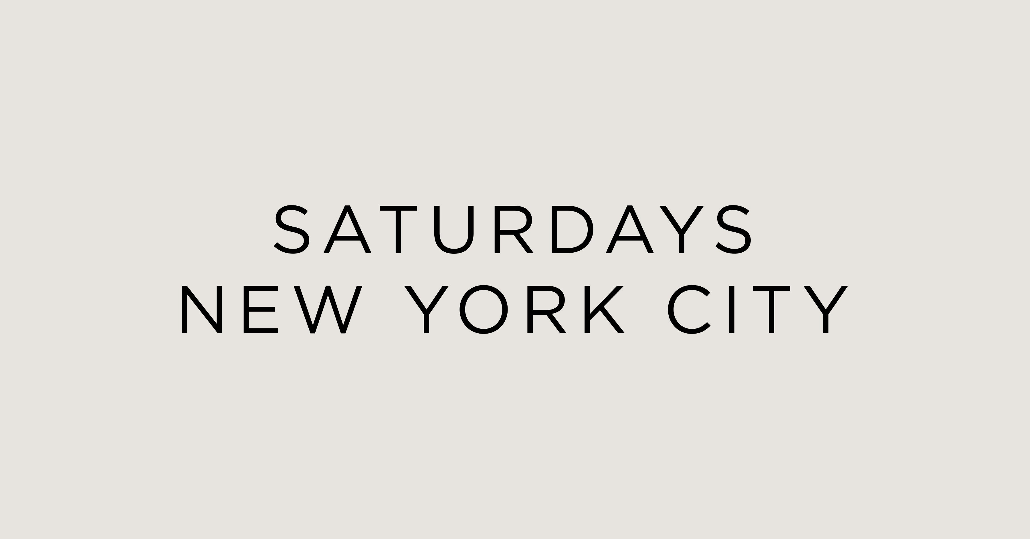 Saturdays Nyc logo